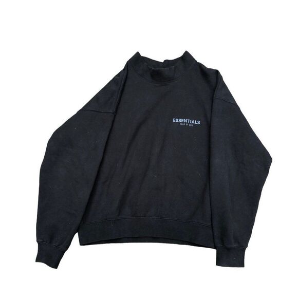 Essentials Mockneck Sweater Medium Black - Picture 7 of 7